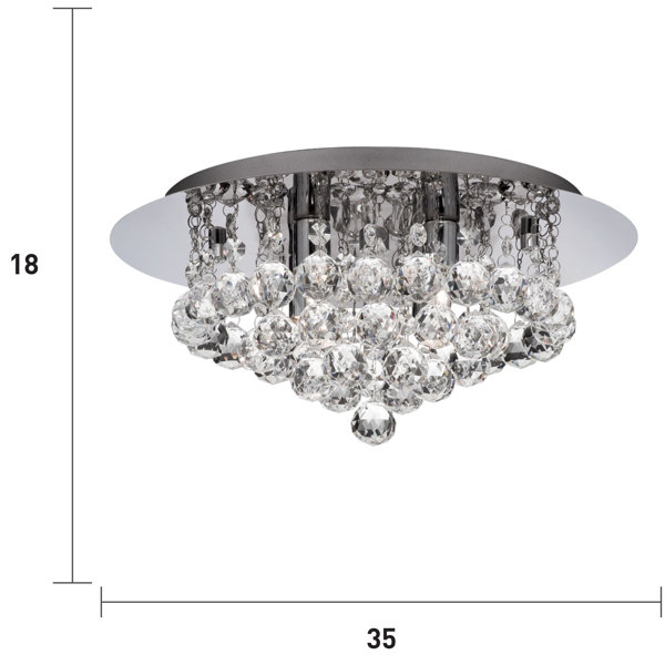 Willa Arlo Interiors Deckenleuchte 4-flammig & Bewertungen | Wayfair.de